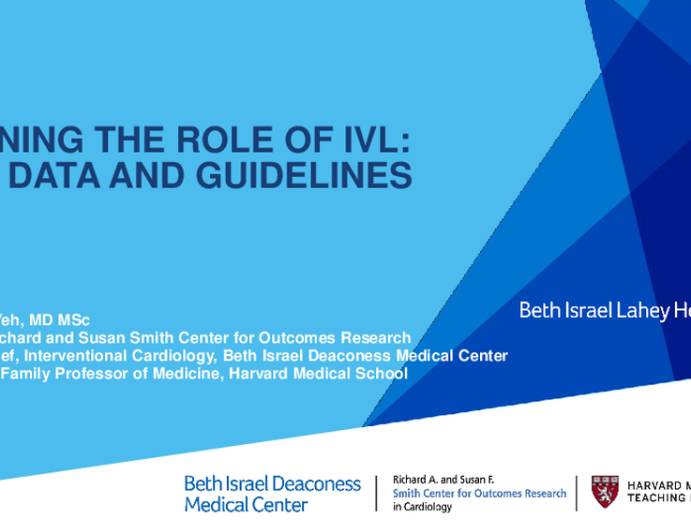 Defining the Role of Coronary IVL – New Data & Guidelines