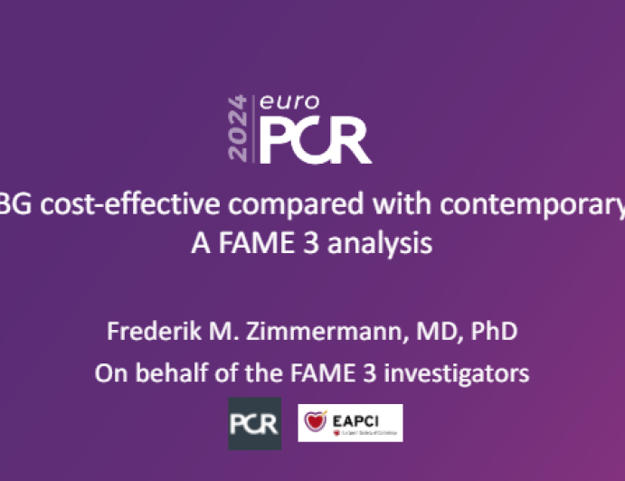 Is coronary artery bypass surgery cost-effective compared with contemporary PCI? A FAME 3 analysis