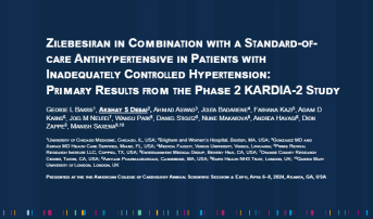 Primary Results from the Phase 2 KARDIA-2 Study